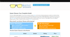 Desktop Screenshot of gamer-glasses.com